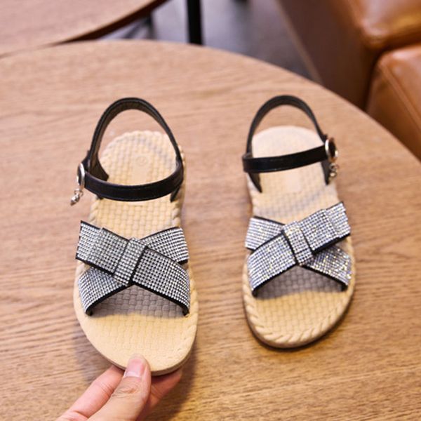 new summer glitter girls sandals with bow open toe princess dress shoes fashion girls beach sandals shoes d194, Black;red
new summer glitter girls sandals with bow open toe princess dress shoes fashion girls beach sandals shoes d194, Black;red