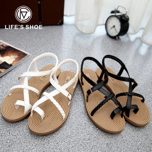 sandals 2021 summer shoes woman elastic flat sandalias strappy gladiator beach ladies flip flops white, Black
sandals 2021 summer shoes woman elastic flat sandalias strappy gladiator beach ladies flip flops white, Black