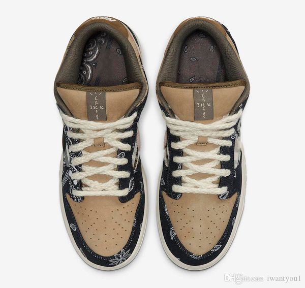 2020 authentic travis scott x sb dunk low basketball shoes man women cactus jack parachute beige petra brown black sneakers ct5053-001
2020 authentic travis scott x sb dunk low basketball shoes man women cactus jack parachute beige petra brown black sneakers ct5053-001