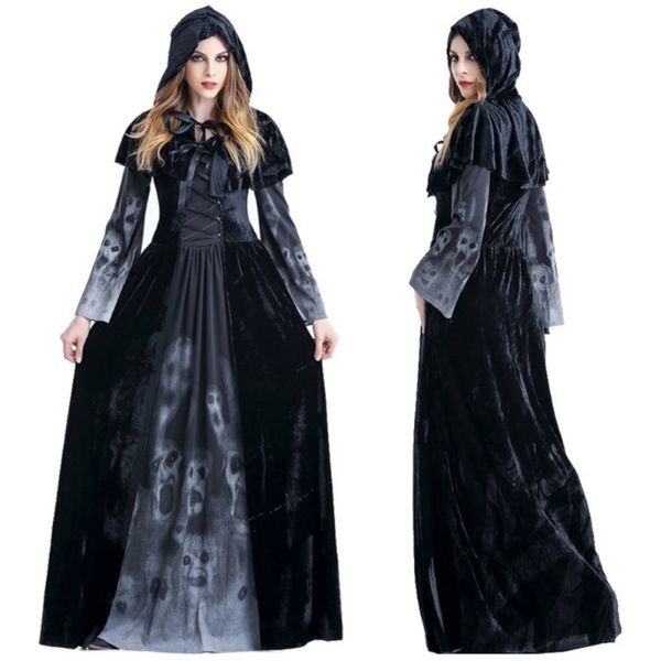halloween victorian dress cosplay costumes scary vampire witch clothes women medieval masquerade costume ghost fancy maxi dress, Black;red
halloween victorian dress cosplay costumes scary vampire witch clothes women medieval masquerade costume ghost fancy maxi dress, Black;red