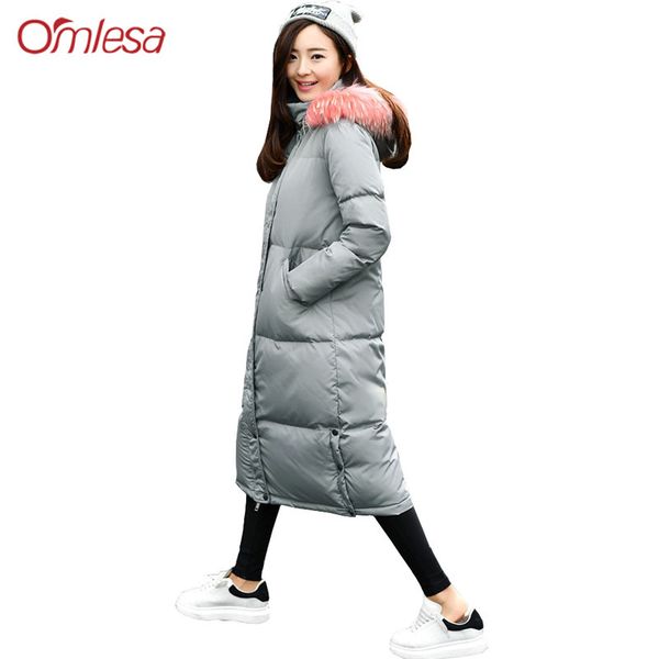 omlesa 2018 women's 90% white duck down jacket winter new long section wide-waisted knee bread clothes fat mm down wear sx166, Black
omlesa 2018 women's 90% white duck down jacket winter new long section wide-waisted knee bread clothes fat mm down wear sx166, Black