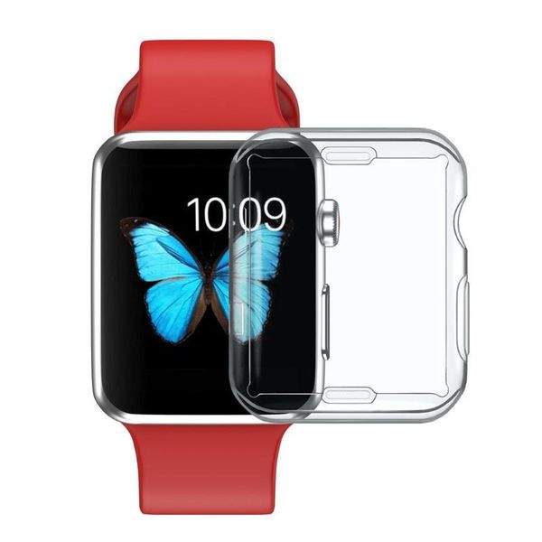38mm/42mm soft tpu smart watch full screen cove protection case for apple watch series 1/2/3 cover housing for iwatch, Black
38mm/42mm soft tpu smart watch full screen cove protection case for apple watch series 1/2/3 cover housing for iwatch, Black