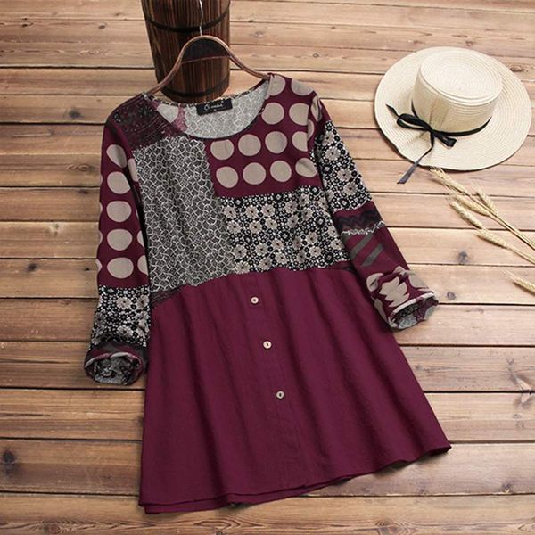 spring vintage cotton linen blouse 2019 women polka dot patchwork shirt ladies casual long sleeve work blusas shirts blusa, White
spring vintage cotton linen blouse 2019 women polka dot patchwork shirt ladies casual long sleeve work blusas shirts blusa, White