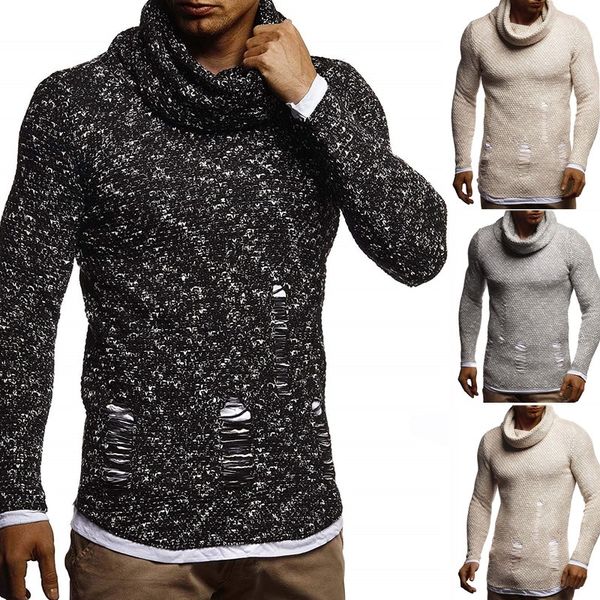 zogaa men sweater knitted shawl turtleneck sweater pullover winter hip hop streetwear long sleeve men sweaters 2019, White;black
zogaa men sweater knitted shawl turtleneck sweater pullover winter hip hop streetwear long sleeve men sweaters 2019, White;black