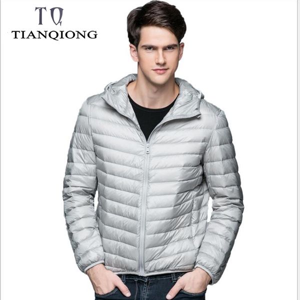 tian qiong 2018 down jacket men winter portability warm 90% white duck down hooded man coat jaqueta masculino chaqueta hombre, Black
tian qiong 2018 down jacket men winter portability warm 90% white duck down hooded man coat jaqueta masculino chaqueta hombre, Black