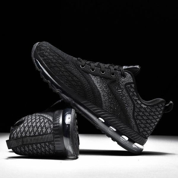 high-quality 2020 new outdoor men jogging walking sports shoes lace-up athietic breathable blade sneakers walking gym 39-48, Black 
high-quality 2020 new outdoor men jogging walking sports shoes lace-up athietic breathable blade sneakers walking gym 39-48, Black