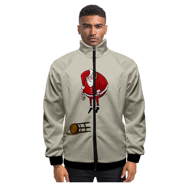 men santa claus 3d jackets merry christmas cat long sleeves animal standard zipper sweatshirt jacket 2020 casual warm hooded, Black;brown 
men santa claus 3d jackets merry christmas cat long sleeves animal standard zipper sweatshirt jacket 2020 casual warm hooded, Black;brown