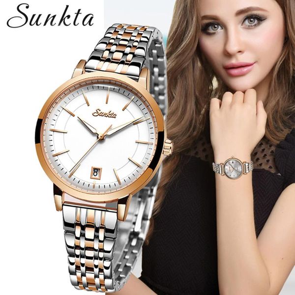 sunkta rose gold watch women watches stainless steel ladies watch for woman gift 2020 fashion, Slivery;brown
sunkta rose gold watch women watches stainless steel ladies watch for woman gift 2020 fashion, Slivery;brown