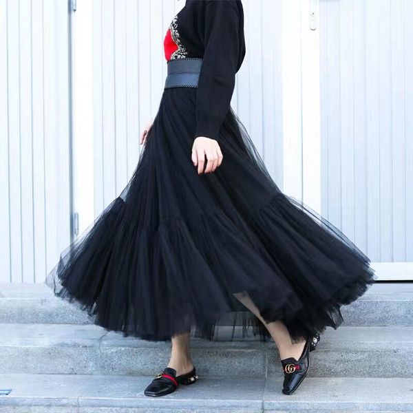 tulle skirts women pleated mesh 3layers princess tutu skirts sweet bridesmaids midi elastic high waist skirt, Black
tulle skirts women pleated mesh 3layers princess tutu skirts sweet bridesmaids midi elastic high waist skirt, Black