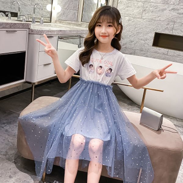 5-10 year old girl dress bright splicing yarn dress summer new cute printed short-sleeve girls white snow girl princess, Red;yellow
5-10 year old girl dress bright splicing yarn dress summer new cute printed short-sleeve girls white snow girl princess, Red;yellow