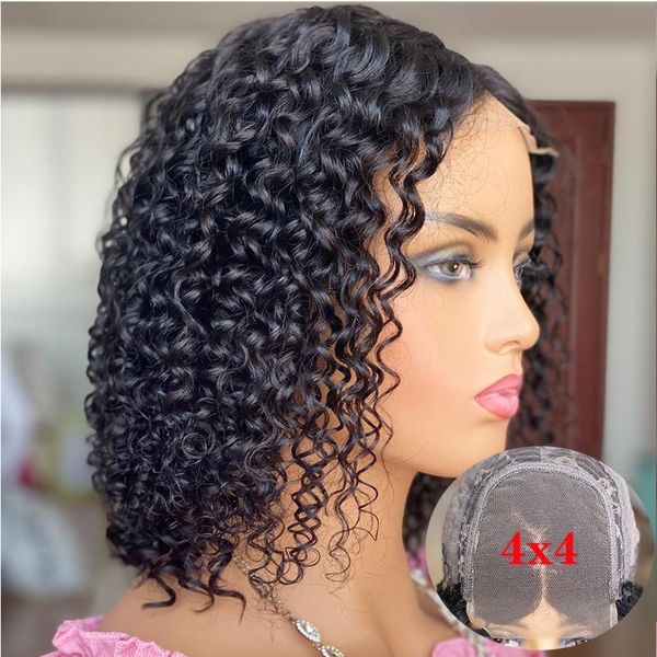 lace wigs 4x4 closure wig malaysian curly human hair remy 12" short bob front for women 130 density, Black;brown
lace wigs 4x4 closure wig malaysian curly human hair remy 12" short bob front for women 130 density, Black;brown