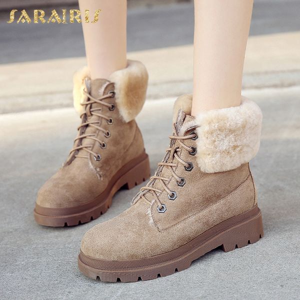 sarairis new arrivals 2020 dropship concise shoes woman boots female lace up add fur autumn winter boots women shoes, Black
sarairis new arrivals 2020 dropship concise shoes woman boots female lace up add fur autumn winter boots women shoes, Black