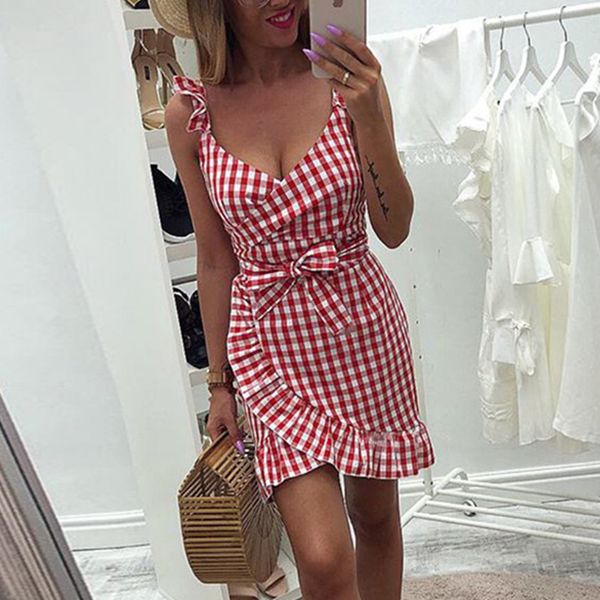 новый летний красный плед платье vintage бич boho платье streetwear оборками спагетти v-образным вырезом sexy party ремень женщины платье ми, Black;gray
новый летний красный плед платье vintage бич boho платье streetwear оборками спагетти v-образным вырезом sexy party ремень женщины платье ми, Black;gray