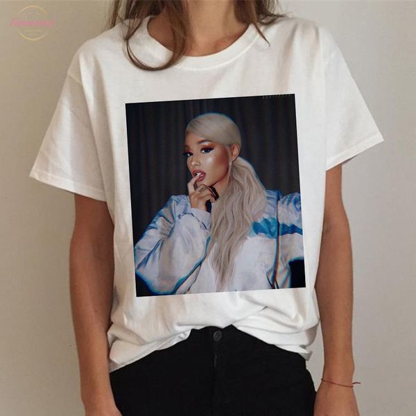 ariana grande harajuku t shirt women 7 rings ullzang fashion thank u,next tshirt 90s hip hop short sleeve t shirt tee, White
ariana grande harajuku t shirt women 7 rings ullzang fashion thank u,next tshirt 90s hip hop short sleeve t shirt tee, White