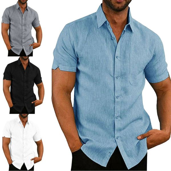 mens shirts summer blouse short sleeve baggy buttons pure cotton and linen casual loose holiday shirts tee, White;black
mens shirts summer blouse short sleeve baggy buttons pure cotton and linen casual loose holiday shirts tee, White;black