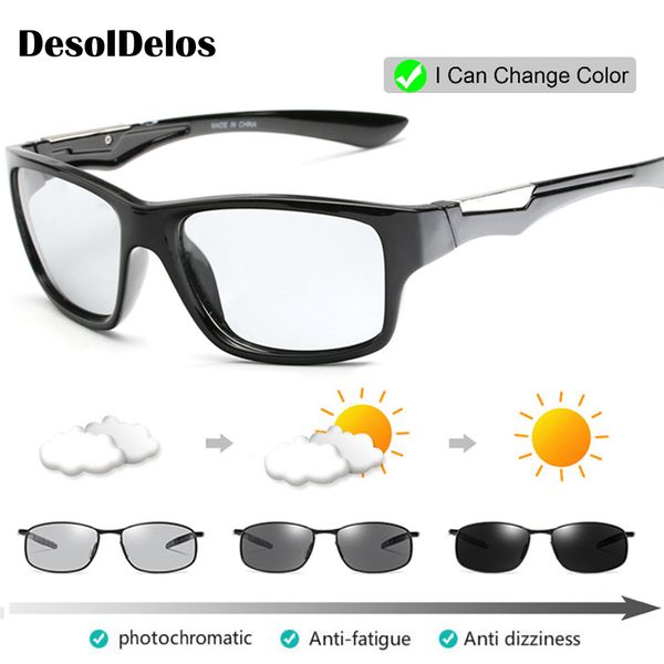 pchromic sunglasses men polarized chameleon discoloration sun glasses outdoors uv400 square driving goggles accessories p019, White;black
pchromic sunglasses men polarized chameleon discoloration sun glasses outdoors uv400 square driving goggles accessories p019, White;black