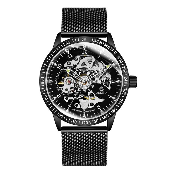 mg orkina 2019 mens watches skeleton mechanical fashion casual mesh steel band automatic male clock wristwatch relogio masculino, Slivery;brown
mg orkina 2019 mens watches skeleton mechanical fashion casual mesh steel band automatic male clock wristwatch relogio masculino, Slivery;brown