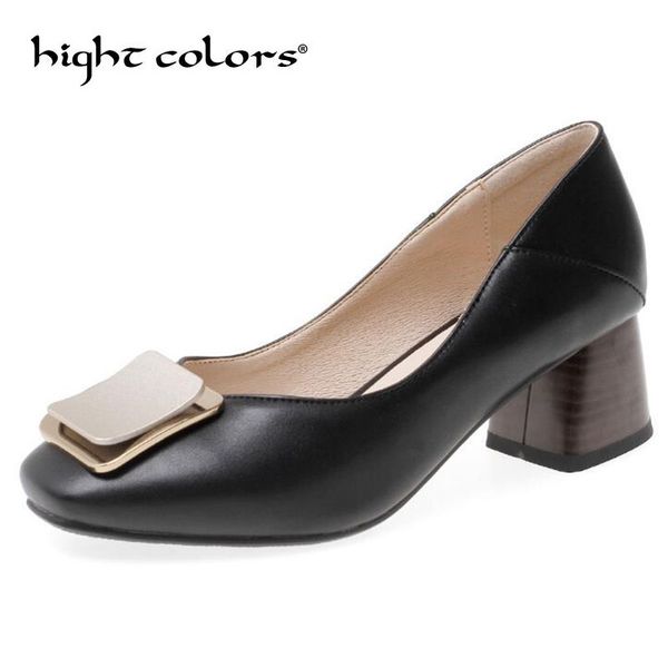 dress shoes large size single women high heels metal decoration shallow mouth commuter soft leather pumps 34-43 yards, Black
dress shoes large size single women high heels metal decoration shallow mouth commuter soft leather pumps 34-43 yards, Black