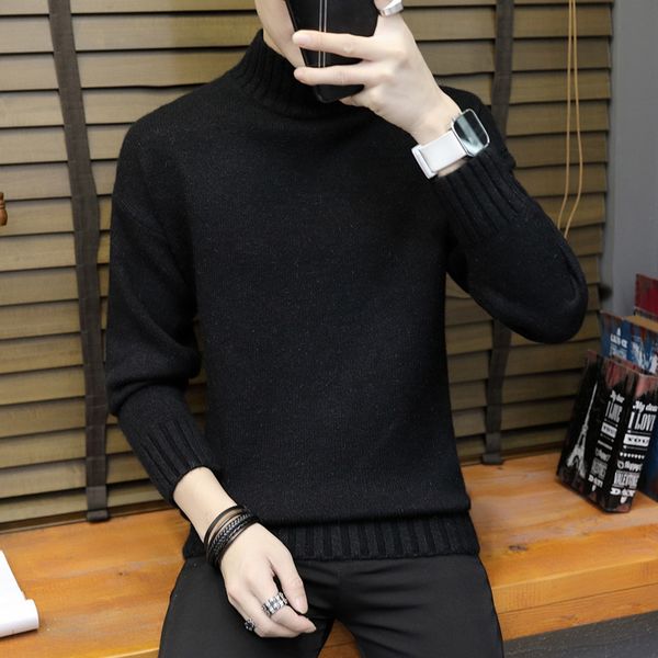 thick solid mens knit pullover sweaters 2019 england style slim boys sweaters winter o-neck black white men knit wear, White;black
thick solid mens knit pullover sweaters 2019 england style slim boys sweaters winter o-neck black white men knit wear, White;black