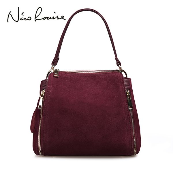 2018 new women real suede leather shoulder bag fashion leisure handbag for female girls handle bags sac a main
2018 new women real suede leather shoulder bag fashion leisure handbag for female girls handle bags sac a main