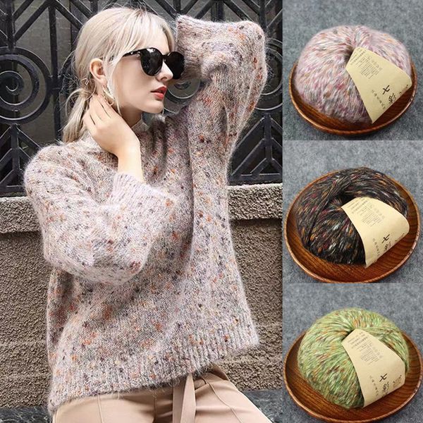 50g/roll chunky cotton yarn for sweater knitting mink fluff crochet yarns diy crocheting sewing supplies, Black;white
50g/roll chunky cotton yarn for sweater knitting mink fluff crochet yarns diy crocheting sewing supplies, Black;white