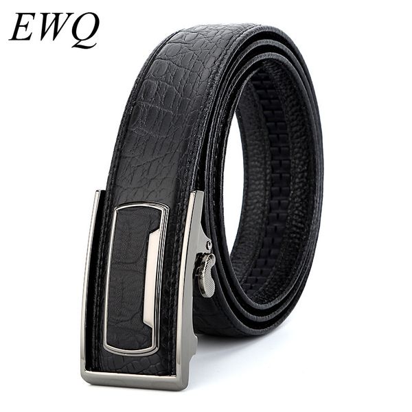 ewq / men's clothes accessories first layer cowhide crocodile print belt casual business automatic buckle leather belt 9y906, Black;brown
ewq / men's clothes accessories first layer cowhide crocodile print belt casual business automatic buckle leather belt 9y906, Black;brown