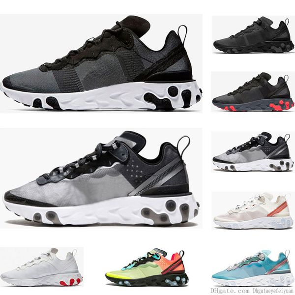 2019 react element 55 87 running shoes for mens womens white black royal tint blue desert sand mens trainers sports sneaker size 36-45
2019 react element 55 87 running shoes for mens womens white black royal tint blue desert sand mens trainers sports sneaker size 36-45