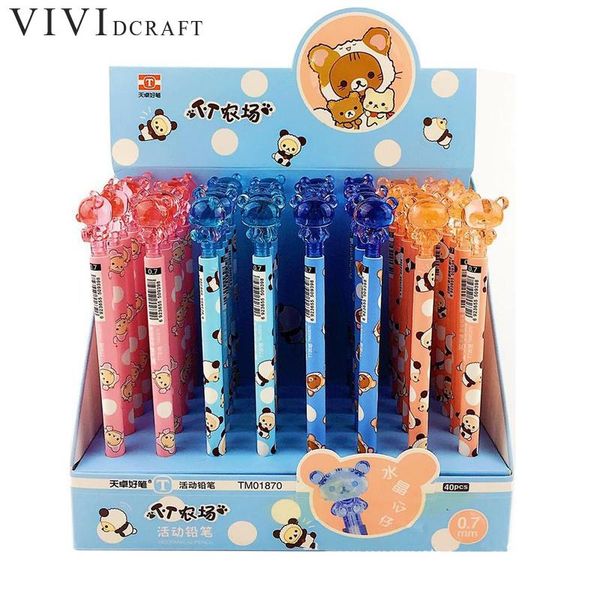 4шт / lot цвет случайных cute kawaii мультфильм кристалл автоматических канцелярские медведь карандаши механические студенты для детей корей, Blue;orange
4шт / lot цвет случайных cute kawaii мультфильм кристалл автоматических канцелярские медведь карандаши механические студенты для детей корей, Blue;orange