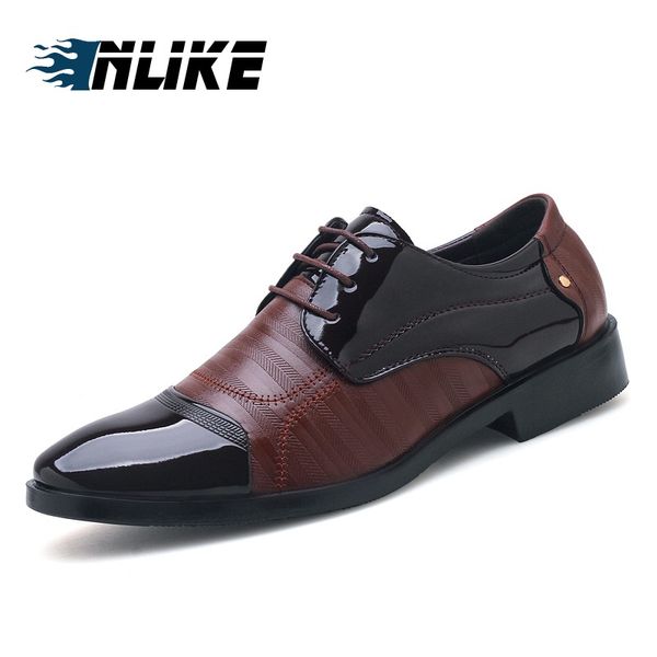 inlike big size pointed toe dress shoes men lace up leather oxford shoes for men formal mariage wedding, Black
inlike big size pointed toe dress shoes men lace up leather oxford shoes for men formal mariage wedding, Black