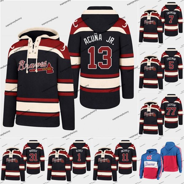 ronald acuna jr. braves hoodie atlanta jersey dansby swanson ender inciarte freddie an ozzie albies julio teheran greene, Black;red
ronald acuna jr. braves hoodie atlanta jersey dansby swanson ender inciarte freddie an ozzie albies julio teheran greene, Black;red