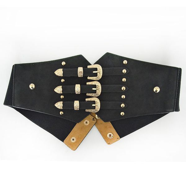 luxury lady's dress waistband punk wide belts for women retro metal pin buckle faux leather elastic corset designer brand bg-361 y20050, Black;brown
luxury lady's dress waistband punk wide belts for women retro metal pin buckle faux leather elastic corset designer brand bg-361 y20050, Black;brown