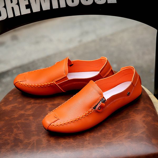 men's shoes spring 2020 natural leather casual lightweight simple fashion soft bottom soft leather waterproof black loafers
men's shoes spring 2020 natural leather casual lightweight simple fashion soft bottom soft leather waterproof black loafers