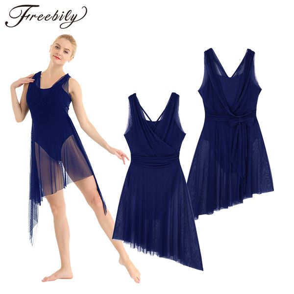 women sleeveless asymmetrical back gymnastics ballet leotard adults figure skating dress for performance competition costumes, Black;red
women sleeveless asymmetrical back gymnastics ballet leotard adults figure skating dress for performance competition costumes, Black;red