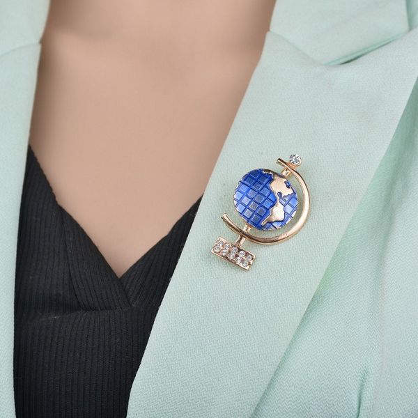 enamel blue gold globe brooch pin badge gifts for women rhinestone brooches suit accessories b214, Gray
enamel blue gold globe brooch pin badge gifts for women rhinestone brooches suit accessories b214, Gray