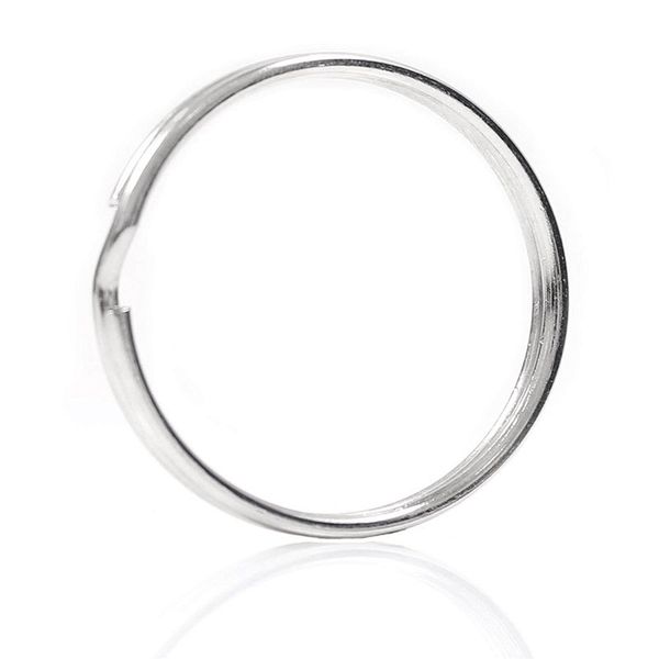 10x quality 50mm keyring split ring set heavy duty large nickel key loop sprung hoop, Silver
10x quality 50mm keyring split ring set heavy duty large nickel key loop sprung hoop, Silver