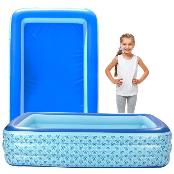 100-inch family inflatable swimming pool large thick paddling pool summer water toys outdoor party supply for baby kids adult
100-inch family inflatable swimming pool large thick paddling pool summer water toys outdoor party supply for baby kids adult