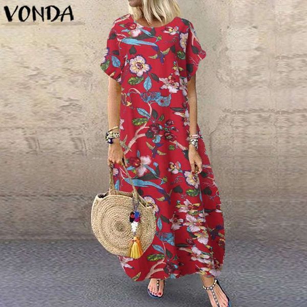 vonda 2020 new summer dress women cotton linen dress holiday vintage printed sundress casual robe plus size party vestido, Black;gray
vonda 2020 new summer dress women cotton linen dress holiday vintage printed sundress casual robe plus size party vestido, Black;gray