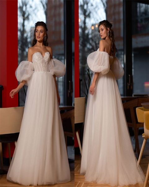 glitter wedding dresses with detachable sleevele appliqued lace beaded sequins bridal gown sweep train custom made robes de mariée cheap, White
glitter wedding dresses with detachable sleevele appliqued lace beaded sequins bridal gown sweep train custom made robes de mariée cheap, White