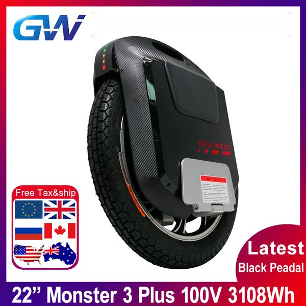 2020 gotway monster 3 plus 22inch titan 3th monster electric unicycle 100v 3108wh full black bluetooth speaker 21700 battery
2020 gotway monster 3 plus 22inch titan 3th monster electric unicycle 100v 3108wh full black bluetooth speaker 21700 battery
