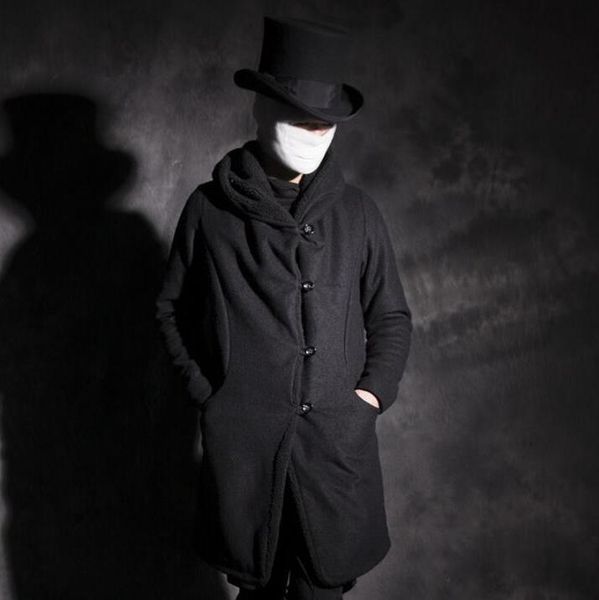 men's wool & blends autumn winter ide trend coat korean slim single-breasted men jackets hairstyles male fashion long jacket, Black
men's wool & blends autumn winter ide trend coat korean slim single-breasted men jackets hairstyles male fashion long jacket, Black