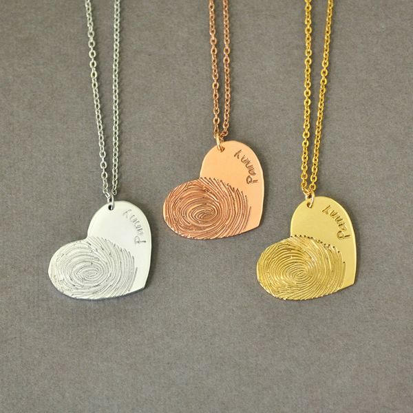 personalized fingerprint necklace,name necklace,heart pendant,gift for her,monthers day gift,christmas gift,valentines gift, Silver
personalized fingerprint necklace,name necklace,heart pendant,gift for her,monthers day gift,christmas gift,valentines gift, Silver