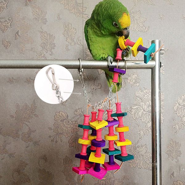 will middle and small size parrot gnaw woodiness grinding mouth toys stand frame cage parts three hang
will middle and small size parrot gnaw woodiness grinding mouth toys stand frame cage parts three hang