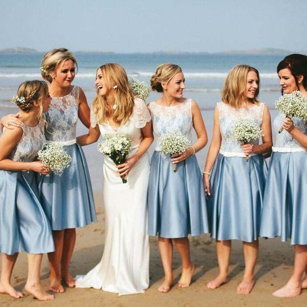 setwell jewel neck a-line bridesmaid dresses sleeveless knee length lace pleated satin plus size maid of honor gowns, White;pink
setwell jewel neck a-line bridesmaid dresses sleeveless knee length lace pleated satin plus size maid of honor gowns, White;pink