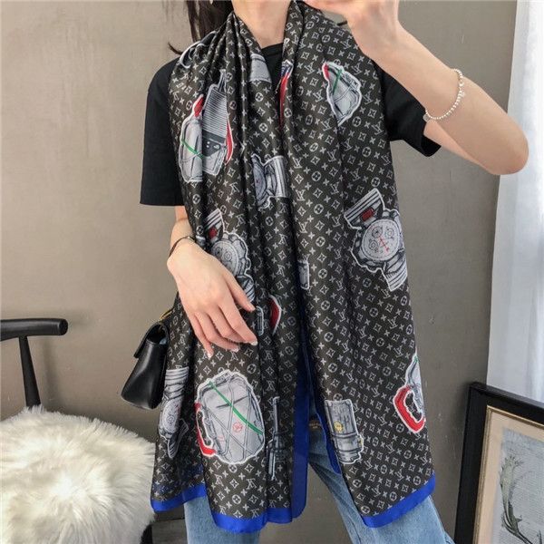 new classic european and american luxur99y style designer brand silk printed scarf elegant lady wrap scarf d0235, Blue;gray
new classic european and american luxur99y style designer brand silk printed scarf elegant lady wrap scarf d0235, Blue;gray