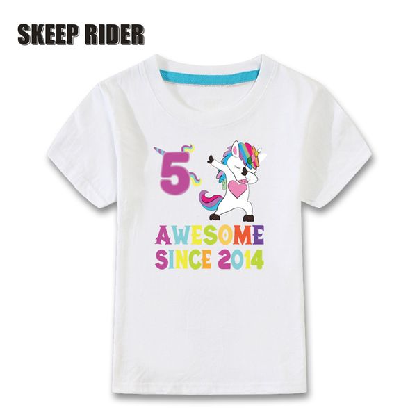 2019 children cute summer girl unicorn tshirt short sleeve little girls clothing for toddler kids birthday party activity, Blue
2019 children cute summer girl unicorn tshirt short sleeve little girls clothing for toddler kids birthday party activity, Blue