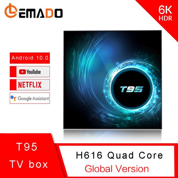 TV Box Android 10,0 T95 Android TV Box Поддержка 6K YouTube Netflix LEMADO 2020 Новейшая Smart TV Box Google Voice Assistant
TV Box Android 10,0 T95 Android TV Box Поддержка 6K YouTube Netflix LEMADO 2020 Новейшая Smart TV Box Google Voice Assistant