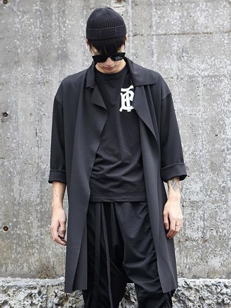 2019 spring men dark black пальто вскользь мужской длинный кардиган punk gothic jacket streetwear hip hop сыпучие шинель, Tan;black
2019 spring men dark black пальто вскользь мужской длинный кардиган punk gothic jacket streetwear hip hop сыпучие шинель, Tan;black