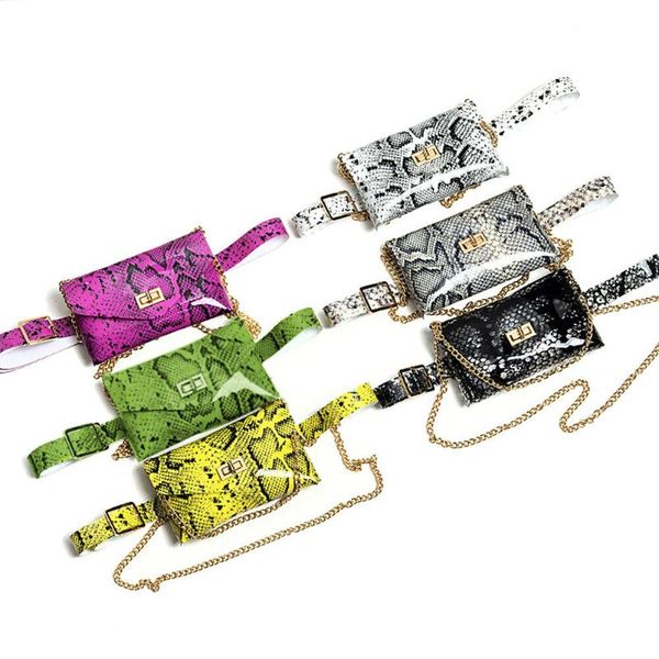 women serpentine waist bag fashion snake skin chain fanny pack leather waistband hip bag new belt bags for women
women serpentine waist bag fashion snake skin chain fanny pack leather waistband hip bag new belt bags for women