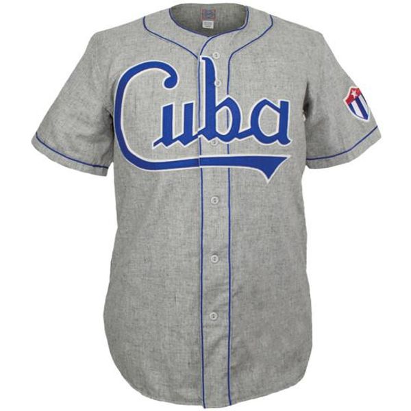 Cuba 1947 Road Jersey 100% Stitched Embroidery Logos Vintage Baseball Jerseys Custom Any Name Any Number Free Shipping
Cuba 1947 Road Jersey 100% Stitched Embroidery Logos Vintage Baseball Jerseys Custom Any Name Any Number Free Shipping