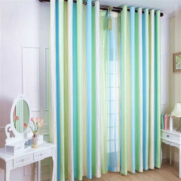 modern thick jacquard curtains for bedroom living room gradient green stripe print curtain window panel
modern thick jacquard curtains for bedroom living room gradient green stripe print curtain window panel
